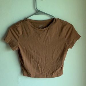 Cute brown crop top